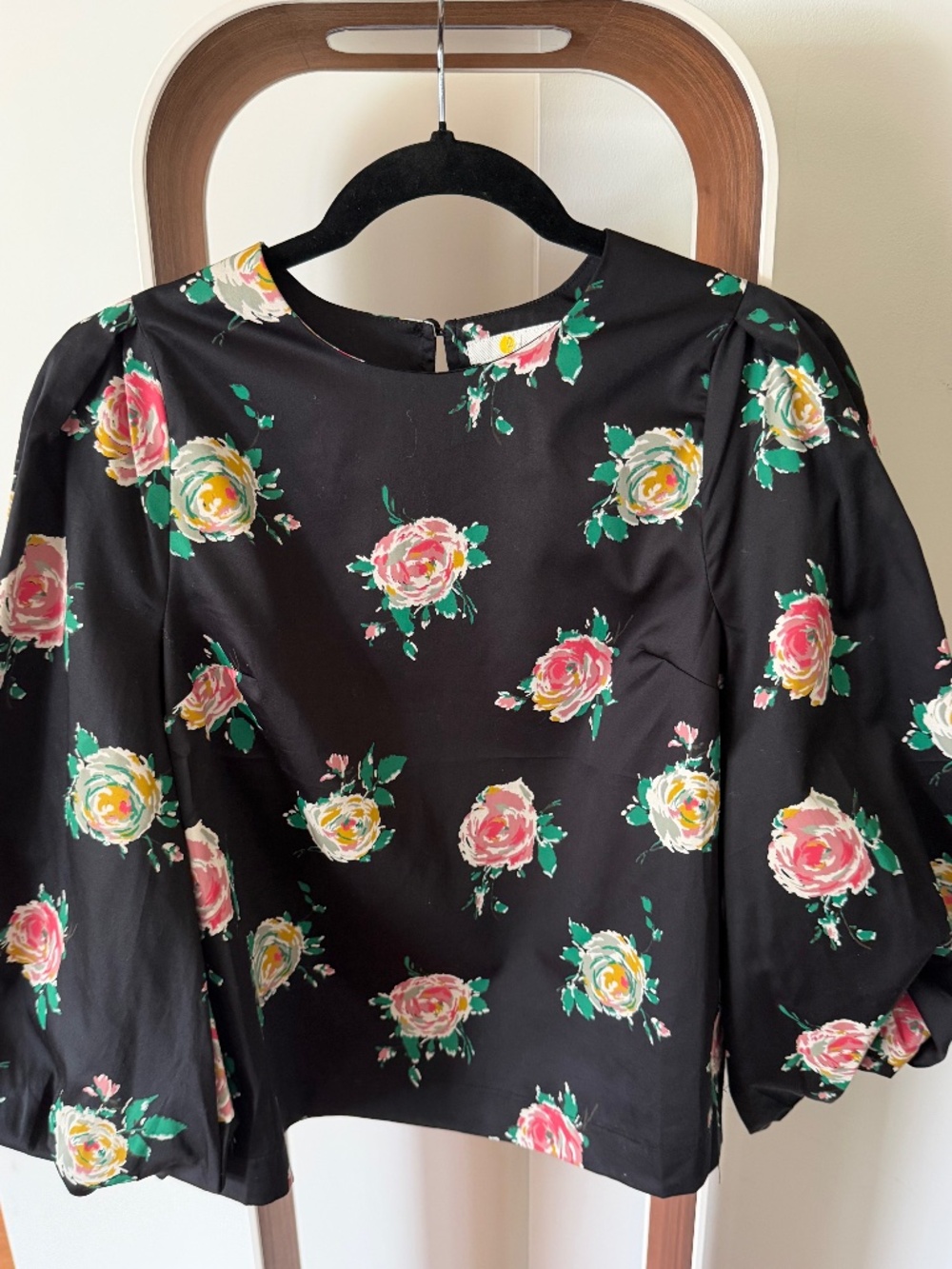 NWT Boden Floral Balloon Sleeve Blouse🌹| 100% Cotton | Size 2